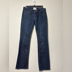 Taverniti Boot Cut Women's Jeans. Mid Rise, Dark Wash. size 29